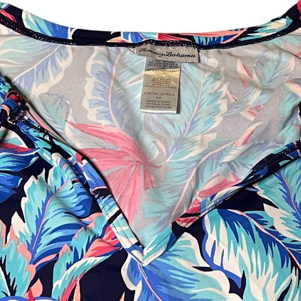 Tommy Bahama Vibrant Tropical Sleeveless Dress Womens Small Stretch Floral Beach - Picture 4 of 5